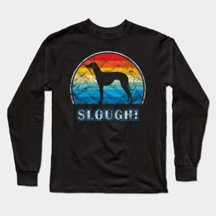 Sloughi Vintage Design Dog Long Sleeve T-Shirt